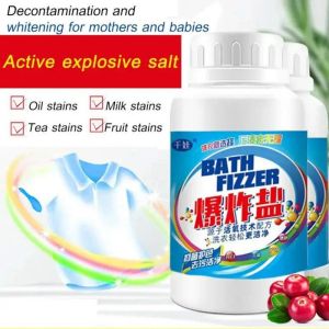 SG SELLER] Popular Cleaning Salt Washing Powder Powerful Cleaner Bath Fizzer Washing Powder Bleaching Power Cleaning for Stain Remover Cloth Stain