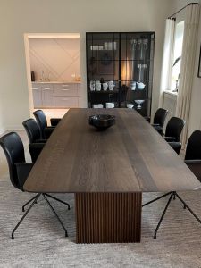 Scandinavian Solid Wood Dining Table Conference Long Table Minimalist Modern Office Conference Table Design Creative Workbench Living Room Desk