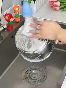 𝗛𝗢𝗩𝗘𝗟𝗦𝗛𝗢𝗣 Kain Lap Dapur Kawat Stainless Serabut Gosok Jaring Cuci Piring Panci Buah Serbaguna\\n\\n Serbaguna untuk Berbagai Kebutuhan\\n\\nKain lap dapur kawat stainless serabut gosok jaring cuci piring panci buah serbaguna adalah produk yang dirancang untuk memenuhi berbagai kebutuhan Anda di dapur. Dengan desain multifungsi, produk ini dapat digunakan untuk membersihkan berbagai alat masak dan peralatan dapur lainnya. \\n\\n Pengertian & Fungsi Kain Lap Dapur Stainless\\n\\nKain lap dapur stainless adalah jenis kain yang dirancang khusus untuk membersihkan peralatan dapur berbahan stainless steel. Kain ini memiliki tekstur halus dan lembut yang mampu menghilangkan noda dan kotoran tanpa merusak permukaan peralatan.\\n\\n Manfaat Menggunakan Kawat Serabut Gosok\\n\\nKawat serabut gosok memiliki banyak manfaat, antara lain:\\n\\n- Mampu membersihkan noda yang sulit hilang\\n- Tidak merusak permukaan peralatan dapur\\n- Dapat digunakan untuk membersihkan berbagai jenis peralatan\\n\\n Kualitas & Keunggulan Produk\\n\\nKain lap dapur kawat stainless serabut gosok jaring cuci piring panci buah serbaguna memiliki kualitas yang sangat baik. Berikut ini adalah beberapa keunggulan produk ini:\\n\\n Kelebihan Kain Lap Dapur Berkualitas\\n\\n- Tahan lama dan tahan terhadap kerusakan\\n- Mudah dicuci dan kering\\n- Cocok untuk digunakan di berbagai jenis peralatan dapur\\n\\n Keunggulan Lap Cuci Piring Panci Stainless\\n\\n- Mampu membersihkan noda yang sulit hilang\\n- Tidak merusak permukaan panci stainless steel\\n- Dapat digunakan untuk membersihkan berbagai jenis panci\\n\\n Cara Penggunaan & Perawatan\\n\\nBerikut ini adalah langkah-langkah menggunakan kawat serabut gosok dan tips perawatan kain lap dapur stainless:\\n\\n Langkah-langkah Menggunakan Kawat Serabut Gosok\\n\\n1. Basahi kawat serabut gosok dengan air\\n2. Oleskan deterjen atau sabun cuci piring\\n3. Gosok peralatan dapur dengan gerakan memutar\\n4. Bilas peralatan dengan air bersih\\n\\n Tips Perawatan Kain Lap Dapur Stainless\\n\\n- Cuci kain lap dapur stainless setelah digunakan\\n- Jemur kain lap dapur stainless di tempat yang teduh dan sejuk\\n- Hindari menggunakan deterjen yang mengandung bleaching agent\\n\\nDengan menggunakan 𝗛𝗢𝗩𝗘𝗟𝗦𝗛𝗢𝗣 kain lap dapur kawat stainless serabut gosok jaring cuci piring panci buah serbaguna, Anda dapat membersihkan peralatan dapur dengan mudah dan cepat. Produk ini sangat cocok untuk digunakan di rumah tangga dan restoran. Selamat mencoba!\n}