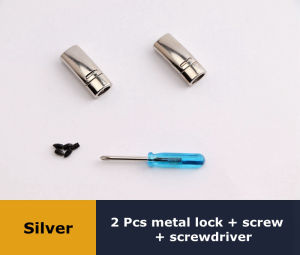 1 Pair Magnetic Shoelaces Buckle Metal Lock Shoe Laces Elastic Accessories Metal Lace Lock DIY Sneaker Kits Shoelace Buckle