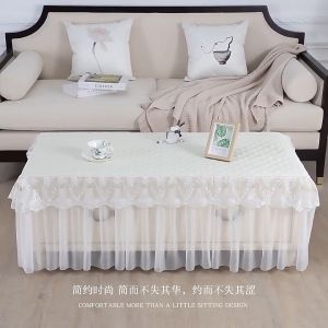 Taplak Meja Renda Persegi Panjang 120 x 60x40cm / Taplak Meja Elegan Modern