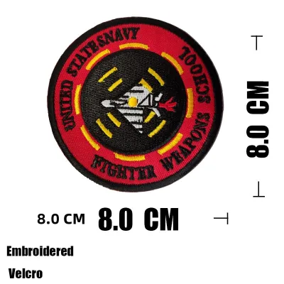 Nhãn Thêu TOP GUN2 Bộ Sưu Tập Áo Phao Nhãn Ma Thuật Lô Cốt Tấm Vá Công Cụ Thêu DIY Vật Liệu Gia Đình