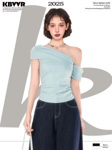 KBVVR | Off Shoulder Slim Fit Short Sleeve Womens Top