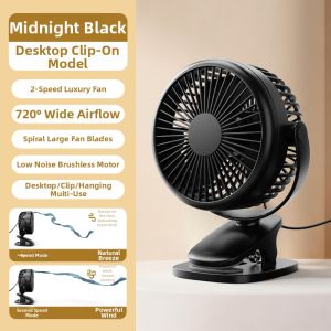 deli | Rechargeable Quiet Mini Portable Fan