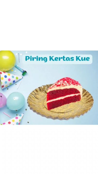 Piring Kertas Mas Kue Bulat Kecil Tart Bolu Pesta Ulang Tahun 10s
