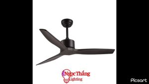 Quạt Trần 3 Cánh Gỗ Trang Trí Sảnh Phòng Khách Cao Cấp VF90 Ngọc Thắng (Kèm remote điều khiển từ xa)