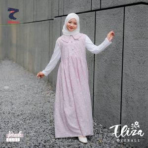 GAMIS ANAK TANGGUNG SETELAN ANAK REMAJA OVERALL ELIZA USIA 7 TAHUN-REMAJA BILHIKMA