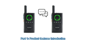 Daytech Walkie Talkie Portable Mini for Kids Adult intercom woki toki strong signal 3KM