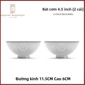 COMEPUSSI | Quà Tặng Nhà Mới Thẩm Mỹ Dùng Cá Nhân Bát Đựng Cơm Sứ