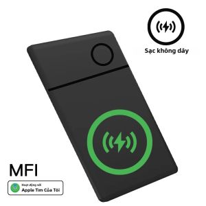 Thiết Bị Định Vị Thẻ Thông Minh Không Dây Sạc Lại Được Tương Thích Với Ứng Dụng Apple Find My Bluetooth Vỏ Lưng Tương Thích Với iPhone Tìm Kiếm Thẻ AirTag Thẻ ID