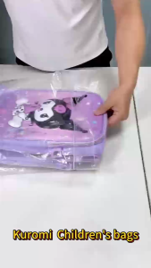 arge capacity suitable girls primary school students Kuromi childrens backpack waterproof backpack