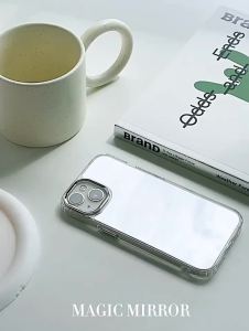 Luxury Make UP Mirror Case For Iphone 11 Case Iphone 13 14 15 16 17 Pro Max Air Plus 12 16Promax 15promax Silicon Phone Funda