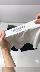 Combo 4 quần lót nam DOMAN boxer vải thun lạnh quần sịp đùi menswear co giãn đa chiều thời trang