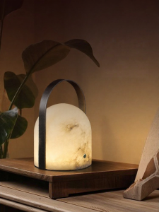 OsgonA | Natural Marble Decorative Table Lamp Charging & Portable