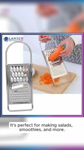 Multi-Purpose Hand-Held Stainless Grater Shredder: The Ultimate Cheese Grater