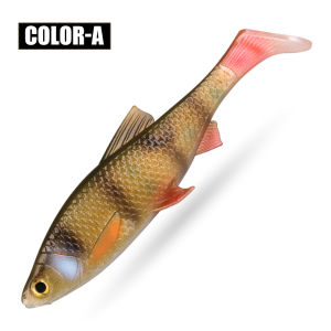 Spinpoler 20cm Soft Swimbait Fishing Lure Paddle Sinking Lifelike Artificial Bait for Bass Pike Perch Trout Freshwater Saltwater