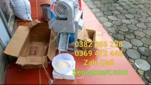 Máy xát gạo gia đình năng suất 120kg/giờ công suất 3kw