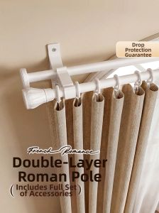 WEILAISHI | Expandable Thickening Punching Roman Curtain Rod