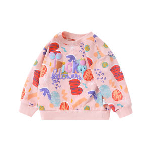 Hamqi | Fall Long Sleeve Cartoon Print Cotton Hoodie for Girls