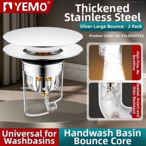 YEMO | Universal Press Drain Stopper With Filter