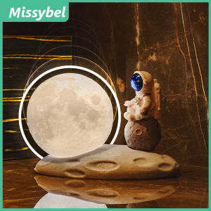 New Product Creative LED Moon Astronaut Night Lamp Home Decoration Space Table Lamp Room Nightstand Children Night Lamp Gift Bedroom Decorative Night Lamp