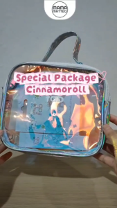 LITTLE FAB KIDS Cinnamoroll Package Pressed Powder & Lipshine / Limited Edition Cinnamoroll Package