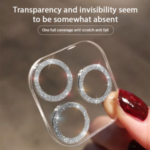 ZAY Film Lensa Berkilau Film Pelindung Kamera Berlian Berkilau untuk iPhone 11 12 13 Pro/Max