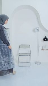 Gamis Brukat LUNA BY NURRA Terbaru 2025 Dewasa | Gamis Ceruty Mix Brukat Mewah Jumbo