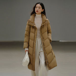 Yigue | Water Resistant Long Womens Down Jacket