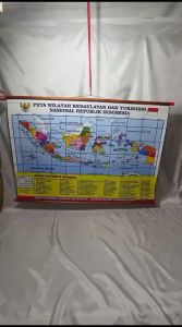 Permasih Seto Peta Wilayah Indonesia 1 meter