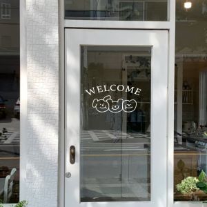 Modern Minimalist Decorative Stickers Cat Dog Shop Window Glass Door Mirror Decorations Home Wall Art Decals from China