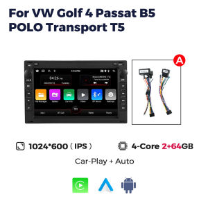 MEKEDE 2Din Carplay Android 15 For VW Passat B5 MK4 MK5 Golf 4 Polo Bora Jetta T5 Car Radio Multimedia Stereo Autoradio  WIFI BT
