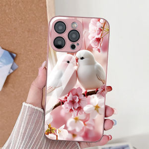 Tempered Glass Cat Phone Case For Samsung Galaxy A57 5G A17 A56 A55 A54 A16 A15 A37 A36 A14 A13 A12 A53 A52 A33 A34 Fundas Cover