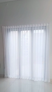 goden plisket vitrase putih polos/vitrase polos/gorden vitrase