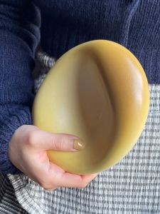 SoftServe Mini Dough Ceramic Bowl Handmade Dinner Plate Jewelry Tray European Style Pure Color Gradient Pattern for Everyone