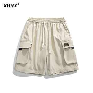 เสื้อเชิ้ตแขนสั้นผ้าไหมน้ำแข็งสำหรับผู้ชายชุดสามชิ้นแบบลำลองบางๆ ฤดูร้อน เสื้อเชิ้ตทรงหลวมๆ สไตล์เยาวชน