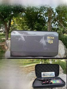 RYOBI ญี่ปุ่น ML ชุดเบ็ดตกปลาแบบปรับได้แบบพกพา Travel Lure เบ็ดตกปลาและ Reel วัสดุคาร์บอน Medium Fast Tonality