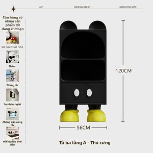 Giá Sách Lưu Trữ Hình Cartoon Sáng Tạo Cho Bé
