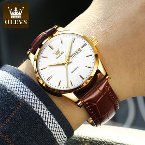 OLEVS 6898: A Slim Leather Mens Watch for Every Occasion