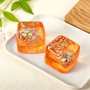 Ocean Series Soft Squishy Textured Ice Cube Malt ASMR Slow Rebound Decompression Toy For Adult Daily Mood Relax Stress Relief