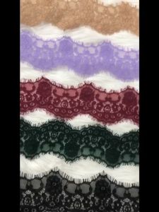 3m Eyelash Border Lace Murah Renda Borderlace Eyelash 1.5 meter | French Lace Width 9.5cm
