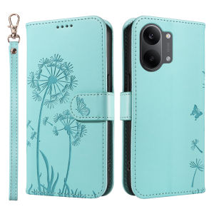 Leather Wallet Flip Case for POCO F6 F7 F8 M6 M7 X7 X8 Pro Max Ultra C65 C71 C75 C85 C85X | Dandelion Embossed Design