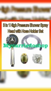 3 in1 Shower Head With Hose Holder Set 5 modes Universal High Pressure Bathroom Shower Sprayer SMC MALL