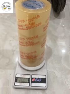 Giá Sỉ Cuộn Băng Keo Trong 200 Yard 333 Gram