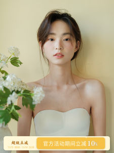 Seamless Sinbounboun สไตล์หวาน Bra สําหรับคนหนุ่มสาวสบายผ้าฝ้ายกีฬา Bra ไร้สาย 2-Way Wear Tube Top