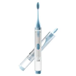 Portable Orthodontic Toothbrush with Soft Bristles and Foldable Toothpaste Travel Set ETRAVEL