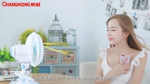 6 นิ้ว พัดลมพกพา พัดลมมินิ พัดลมแบบหนีบ ความเร็วลม 2 ระดับ สามารถส่ายหัวได้ เต็นท์ปลูก 220V