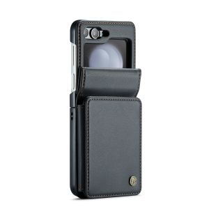 luxury All-inclusive Anti-Knock Wallet Phone Coque Case for Samsung Galaxy Z Flip 7 6 5 Flip 4 Flip 3 4 Flip7 Flip5 Flip4 Flip3 Ultra-Thin Shockproof Card Slot Business Leather Cover For Samsung Z Flip3 Flip4 Flip5 Flip6 Leather Case
