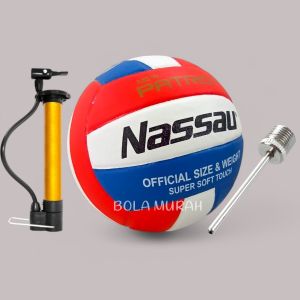 Bola Voli Nassau Patriot Untuk Anak. Bola Volley Anak Berkualitas. Bola Voli Size 4 Pres / Di Lem. Bola Voli Murah Bonus Pompa. Bola Volly Murah