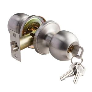 Three-bar Spherical Lock Universal Door Handle Knobs Bathroom Entrance Locks Accessories Bedroom Living Room Lock With Keys Door